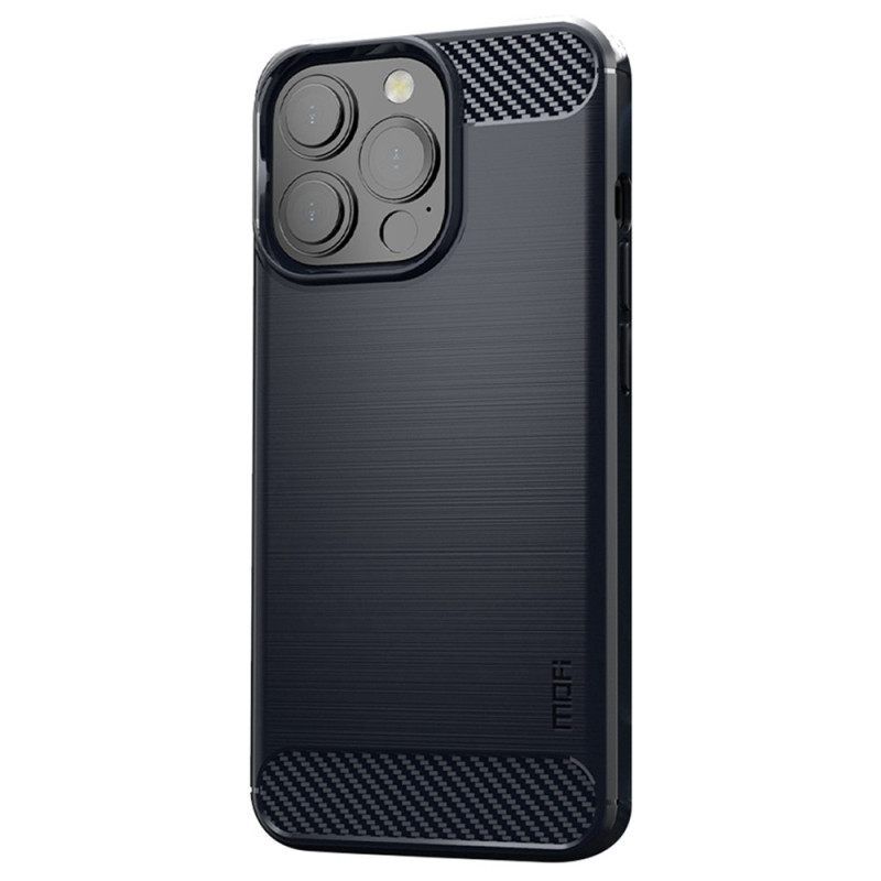 Θήκη iPhone 14 Pro Max Mofi Brushed Carbon Fiber